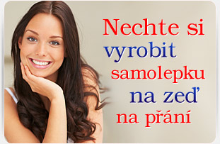 Samolepky na zeď na přání