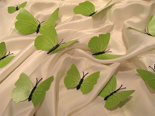 3D dekorace motýli zelení se vzorkem, 3D samolepky na zeď motýli zelení se vzorkem, 3D nálepky na zeď motýlci zelení se vzorkem, 3D dekorace na stěnu motýlci zelení se vzorkem