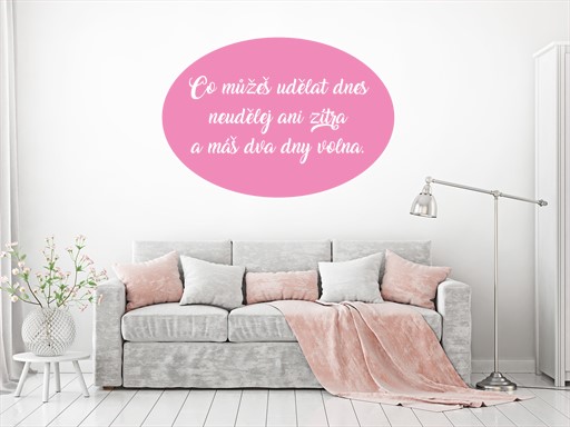 Co můžeš udělat dnes samolepka na zeď, Co můžeš udělat dnes nálepky na zeď, Co můžeš udělat dnes dekorace na stěnu, Co můžeš udělat dnes samolepící dekor na stěny, Co můžeš udělat dnes samolepící tapety na zeď