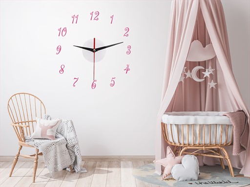 Hodiny s čísly 03 samolepky na zeď, Hodiny s čísly 03 nálepky na stěnu, Hodiny s čísly 03 dekorace na zdi, Hodiny s čísly 03 tapety na zdi