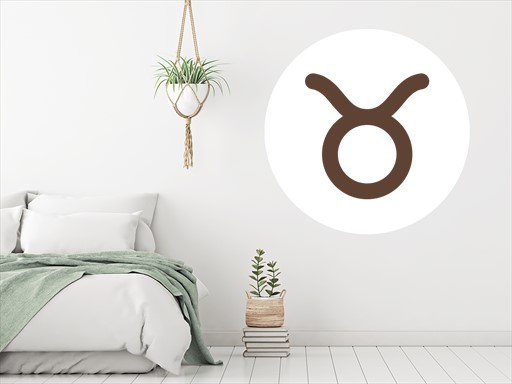 Horoskop symbol Býk samolepka na zeď, Horoskop symbol Býk nálepky na zeď, Horoskop symbol Býk dekorace na stěnu, Horoskop symbol Býk samolepící dekor na stěny, Horoskop symbol Býk samolepící tapety na zeď