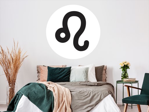 Horoskop symbol Lev samolepka na zeď, Horoskop symbol Lev nálepky na zeď, Horoskop symbol Lev dekorace na stěnu, Horoskop symbol Lev samolepící dekor na stěny, Horoskop symbol Lev samolepící tapety na zeď