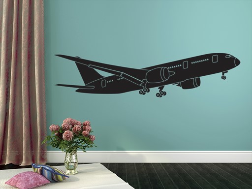 letadlo boeing nálepky na zeď, boeing samolepky na zeď, letadlo boeing dekorace na zdi, letadlo boeing dekorace na stěnu