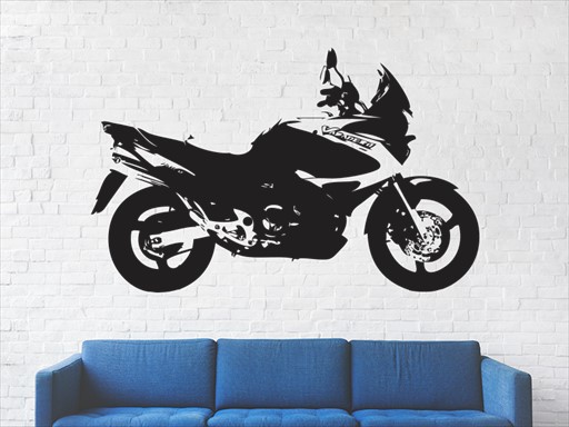 Motorka Honda Varadero samolepky na zeď, motorka Honda varadero nálepka na zeď, motorka Honda varadero nálepky na stěnu, motorka Honda varadero dekorace na zeď