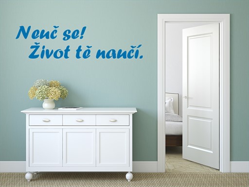 Neuč se samolepka na zeď, Neuč se nálepky na zeď, Neuč se dekorace na stěnu, Neuč se samolepící dekor na stěny, Neuč se samolepící tapety na zeď, Neuč se nápis na zeď