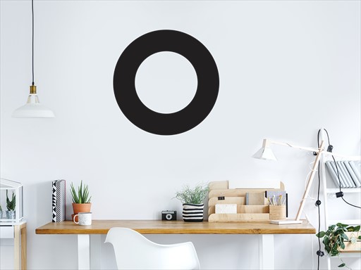 Piškvorky kolečko samolepky na zeď, Piškvorky kolečko nálepky na stěnu, Piškvorky kolečko dekorace na zdi, Piškvorky kolečko tapety na zdi