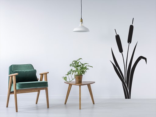 rákos samolepka na zeď, rákos nálepky na zeď, rákos dekorace na zeď, rákos tapety na stěnu, rákos samolepící dekor na zeď