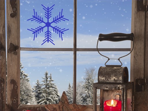 Sněhová vločka 03 vánoční samolepka na okno, Sněhová vločka 03 vánoční nálepky na zeď, Sněhová vločka 03 vánoční dekorace na stěnu, Sněhová vločka 03 vánoční samolepící dekor na stěny, Sněhová vločka 03 vánoční samolepící tapety na okno