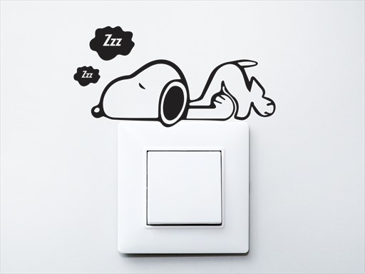 Snoopy na vypínač samolepky na zeď, Snoopy na vypínač nálepky na zeď, Snoopy na vypínač dekorace na zeď, Snoopy na vypínačy samolepící nálepky na zeď