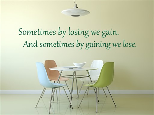 Sometimes by losing samolepka na zeď, Sometimes by losing nálepky na zeď, Sometimes by losing dekorace na stěnu, Sometimes by losing samolepící dekor na stěny, Sometimes by losing samolepící tapety na zeď, Sometimes by losing nápis na zeď