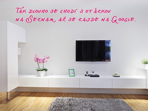 Tak dlouho se chodí nápis samolepky na zeď, Tak dlouho se chodí nápis dekorace na zeď, Tak dlouho se chodí nápis samolepící dekorace na zdi, Tak dlouho se chodí nápis nálepky na stěnu