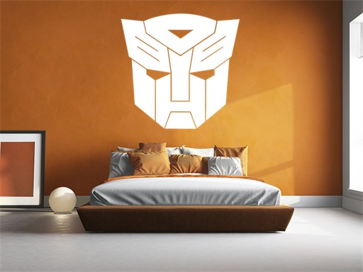 Transformers logo samolepky na zeď, Transformers nálepky na zeď, Transformers dekorace na zeď, Transformers samolepící nálepky na zeď