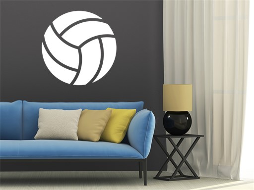 Volejbalový míč samolepky na zeď, Volejbalový míč nálepky na zeď, Volejbalový míč dekorace na zeď, Volejbalový míč samolepící nálepky na zeď