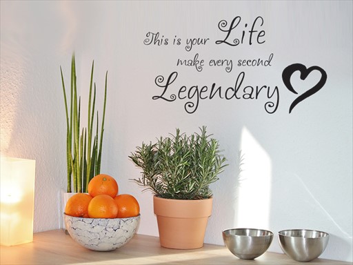 Your life samolepky na zeď, Your life nápis nálepky na stěnu, Your life dekorace na zdi, Your life tapety na zdi