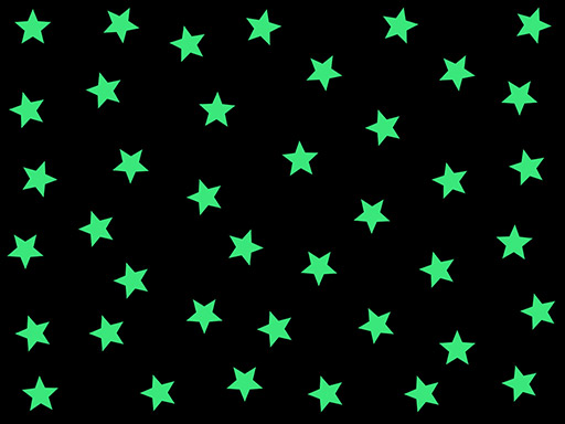 100 svítících hvězdiček samolepky na zeď, 100 svítících hvězdiček nálepky na zeď pro děti, 100 svítících hvězdiček dětské dekorace na zeď, 100 svítících hvězdiček samolepící nálepky na zeď