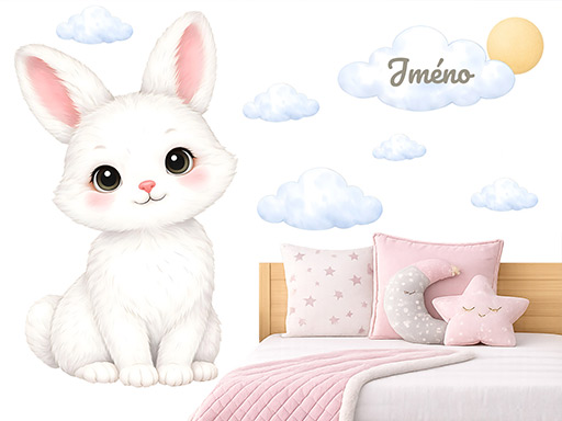 Bílý zajíček se jménem