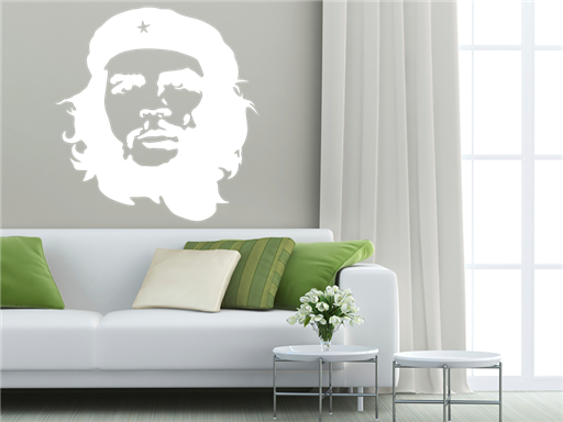 Che Guevara samolepka na zeď, Che Guevara nálepky na zeď, Che Guevara dekorace na stěnu, Che Guevara samolepící dekor na stěny, Che Guevara samolepící tapety na zeď