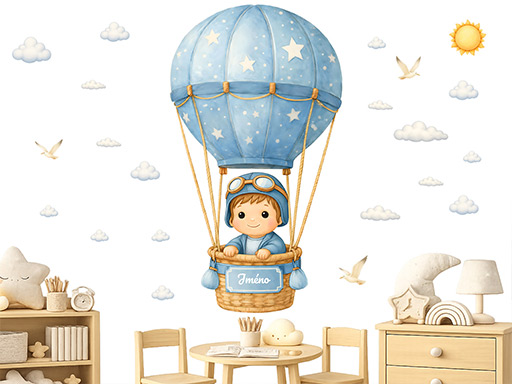 Chlapec v balónu se jménem