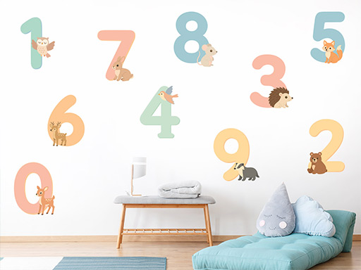 Čísla se zvířátky