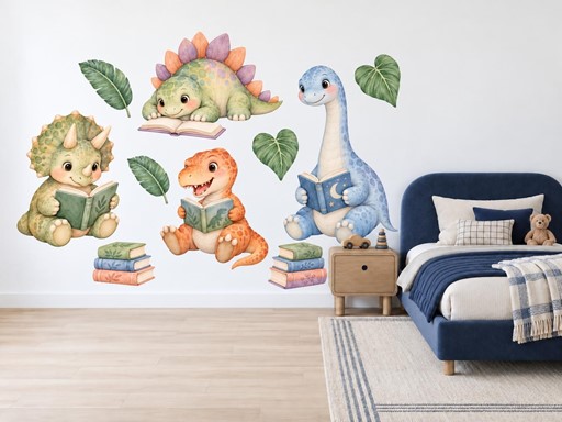 Dinosauříci s knížkami
