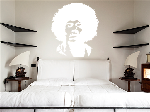 Jimi Hendrix samolepka na zeď, Jimi Hendrix nálepky na zeď, Jimi Hendrix dekorace na stěnu, Jimi Hendrix samolepící dekor na stěny, Jimi Hendrix samolepící tapety na zeď