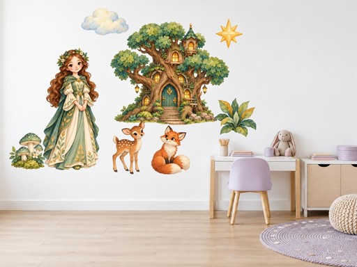 Lesní princezna a domek ve stromě