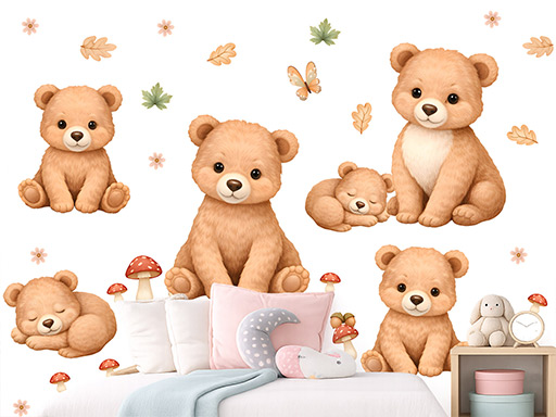 Medvědi a medvídci z lesa