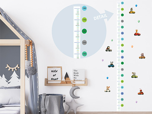 Metr s autíčky a zvířátky