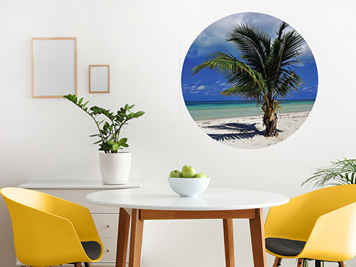 Palma samolepka na zeď, palma nálepka na stěnu, palma nálepky na zeď, palma dekorace na zeď