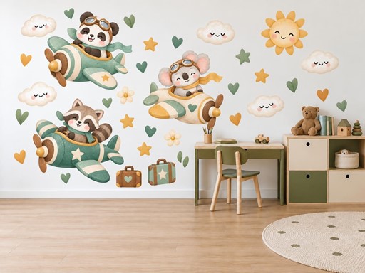 Panda s kamarády v letadlech