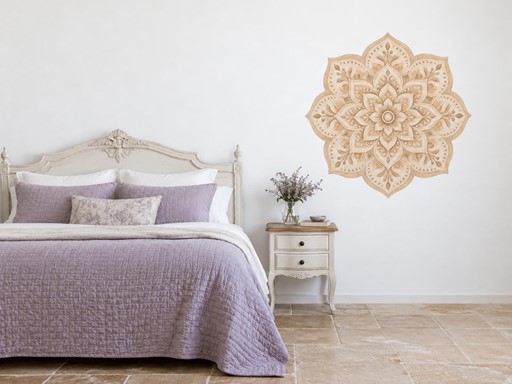 Písková mandala samolepky na zeď, Písková mandala tapety na zeď, Písková mandala dekorace na zeď, Písková mandala nálepky na zeď