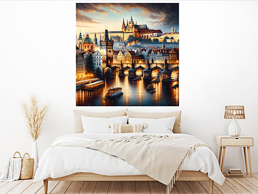 Praha malba samolepky na zeď, Praha malba nálepky na zeď, Praha malba dekorace na zeď, Praha malba samolepící nálepky na zeď