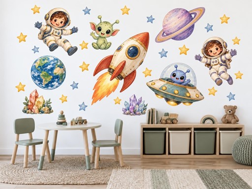 Raketa s kosmonauty a ufony