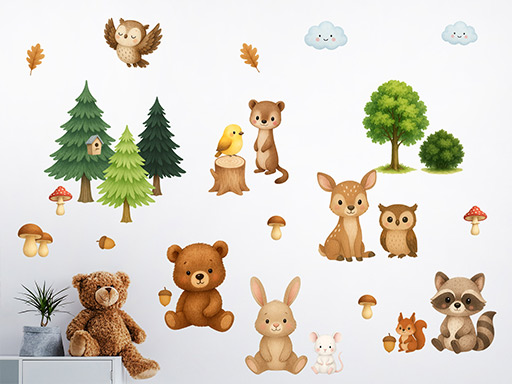 Roztomilá lesní zvířátka