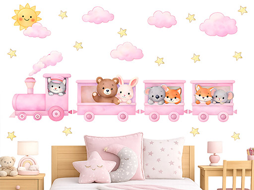 Růžový vláček pro holky