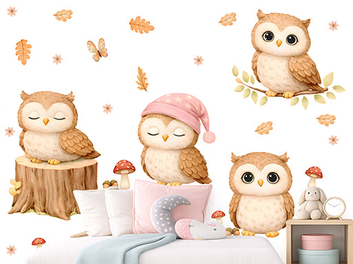 Sovy a sovičky z lesa