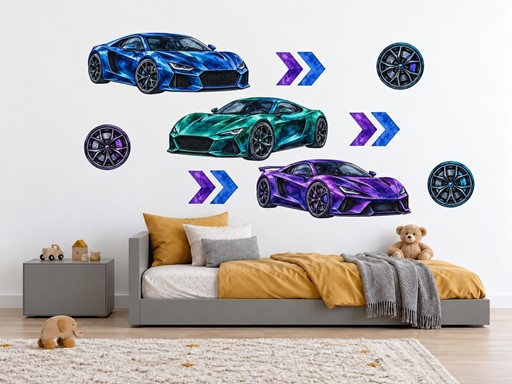 Sporťáky v nočních barvách samolepky na zeď, Sporťáky v nočních barvách tapety na zeď, Sporťáky v nočních barvách dekorace na zeď, Sporťáky v nočních barvách nálepky na zeď