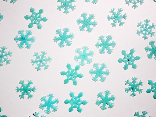 Svíticí sněhové vločky modré fluorescentní 3D dekorace na zeď, 3D samolepka na zeď svíticí sněhové vločky modré, 3D nálepka na zeď svíticí sněhové vločky modré, 3D dekorace na stěnu fosforové svíticí sněhové vločky modré
