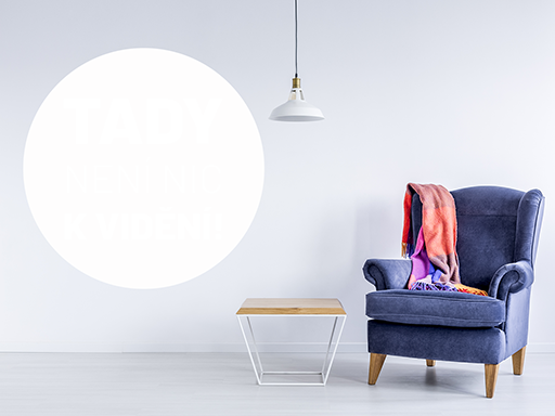 Tady není nic k vidění nápis samolepky na zeď, Tady není nic k vidění nápis dekorace na zeď, Tady není nic k vidění nápis samolepící dekorace na zdi, Tady není nic k vidění nápis nálepky na stěnu