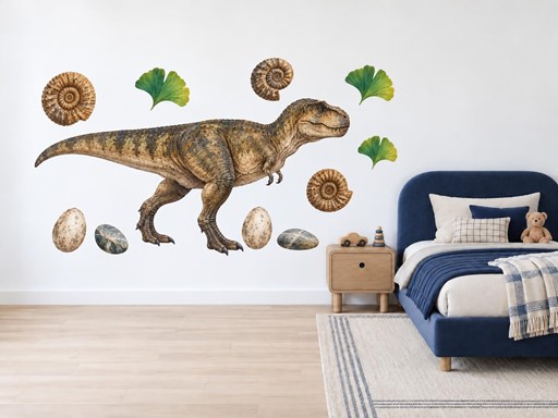 Tyranosaurus mezi zkamenělinami