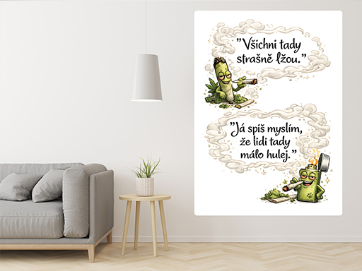Všichni tady strašně lžou nápis samolepka na zeď, Všichni tady strašně lžou nápis nálepky na zeď, Všichni tady strašně lžou nápis dekorace na stěnu, Všichni tady strašně lžou nápis samolepící dekor na stěny, Všichni tady strašně lžou nápis samolepící tapety na zeď