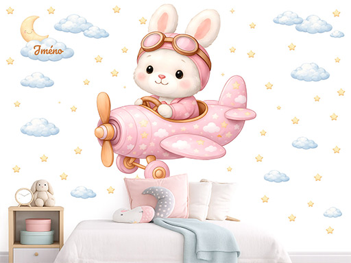 Zajíček v letadle se jménem