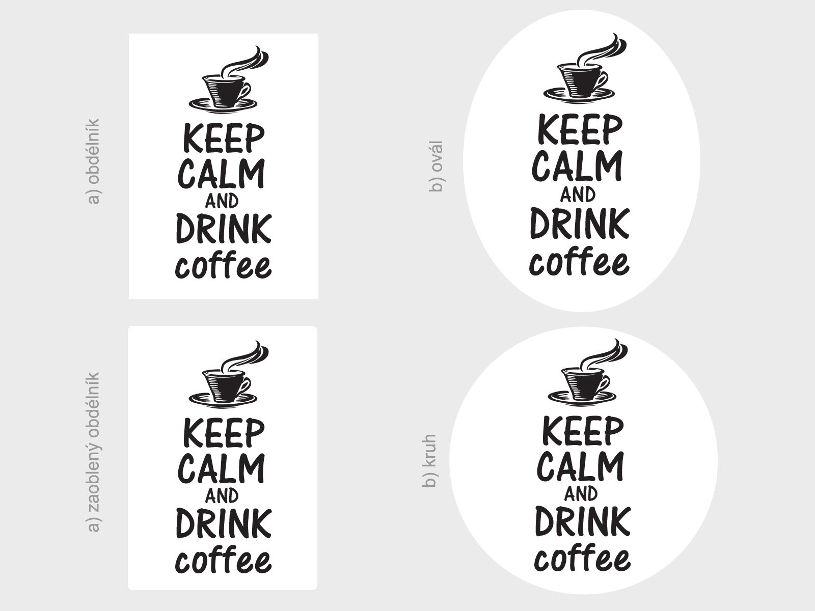 Keep calm and drink coffee samolepky na zeď, Keep calm and drink coffee nálepky na stěnu, Keep calm and drink coffee dekorace na zdi, Nápis Keep calm and drink coffee tapety na zdi